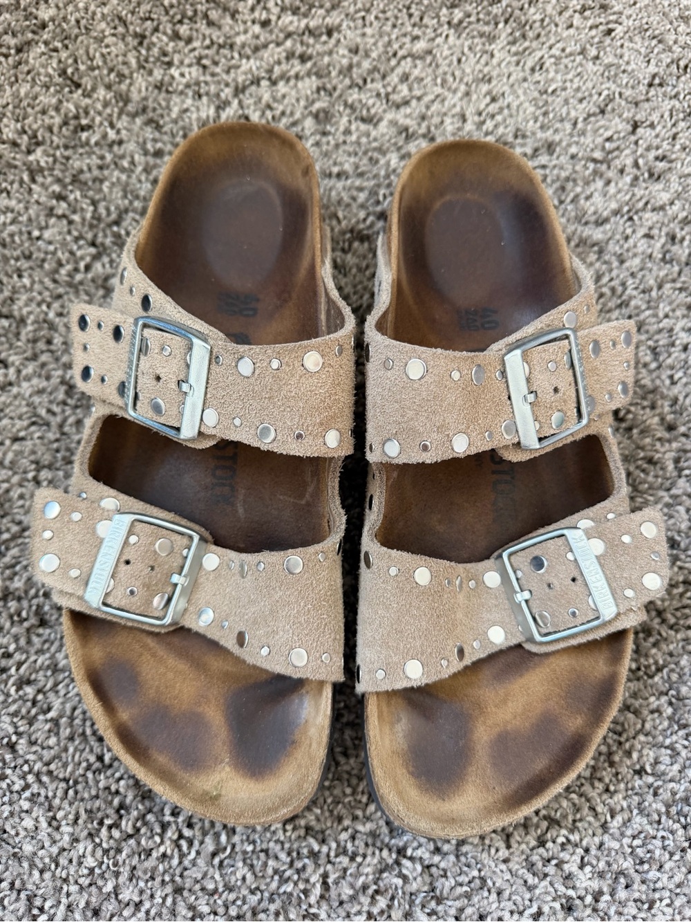 Birkenstock Arizona Rivets-Taupe